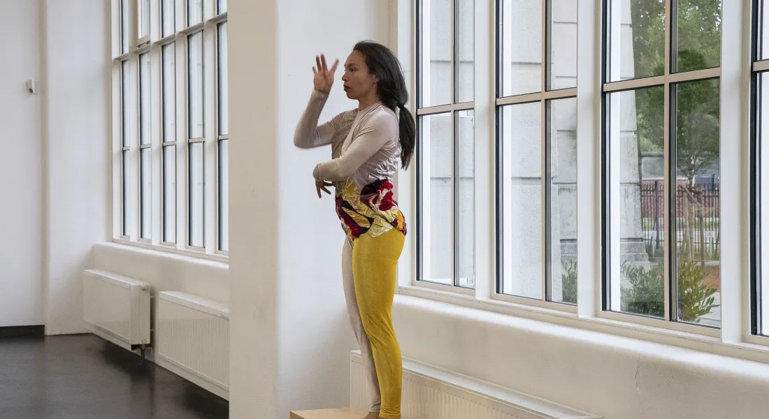 »Gemeinschaft« – Kathrin Knöpfle, Tanzperformance im H1, Glaspalast © a3kultur/mav