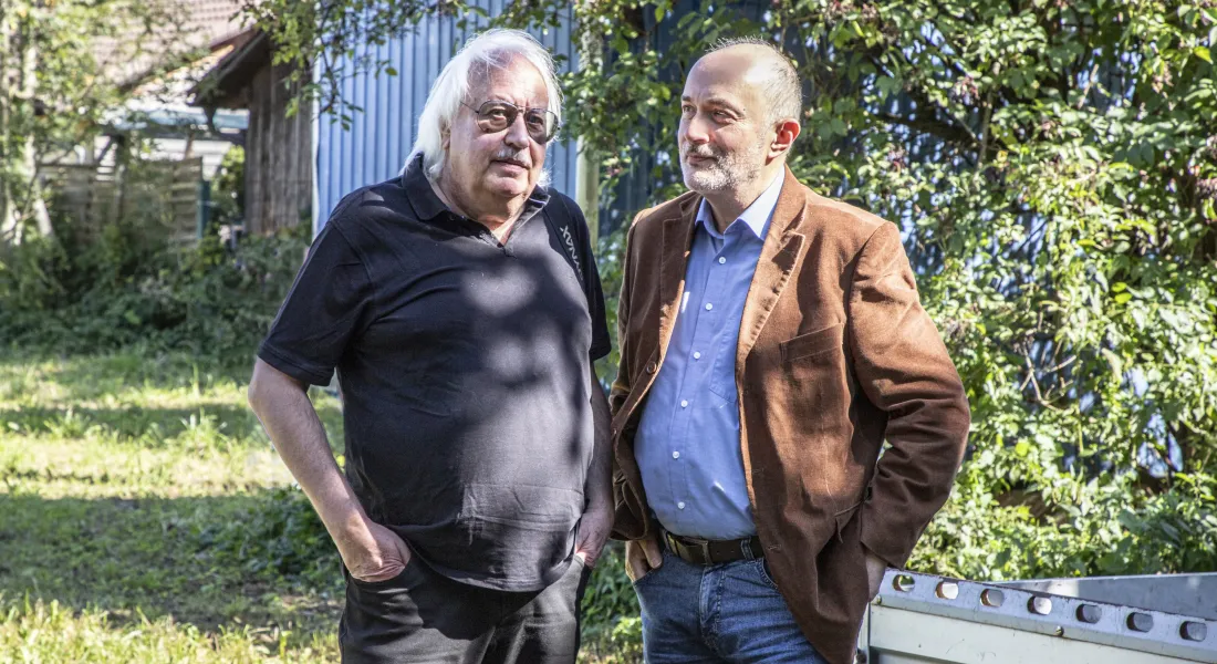Die beiden Fotografen Helmut Hien und Wilfried Edelmann bezeichnen sich selbst als »konservativ«, da ihre Schwarzweißaufnahmen mit analoger Technik entstehen, ohne Verfremdungseffekte. © a3kultur/mav