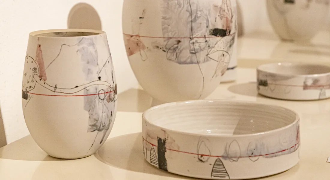 Keramischer Detailreichtum in der Galerie Epple © a3kultur/mav