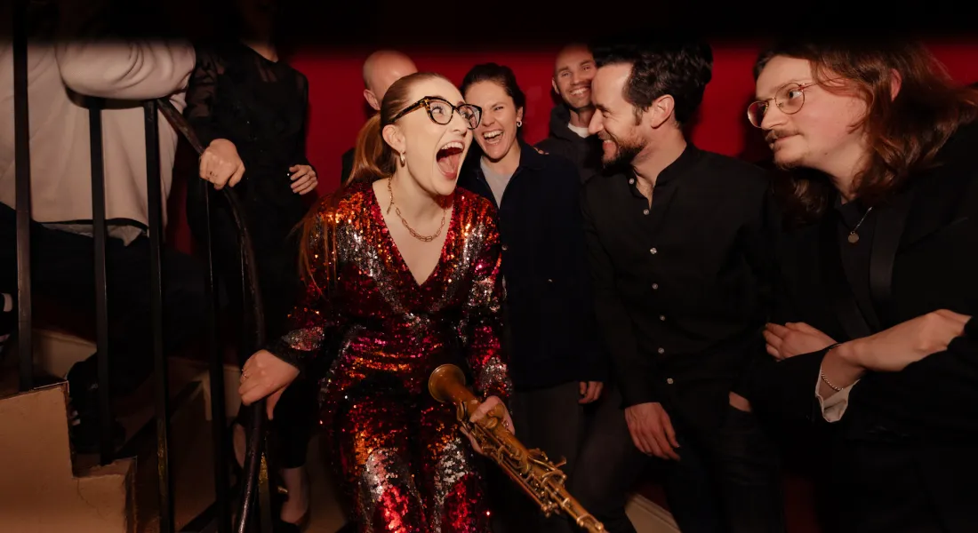Foto: Jess Gillam Ensemble © Robin Clewley