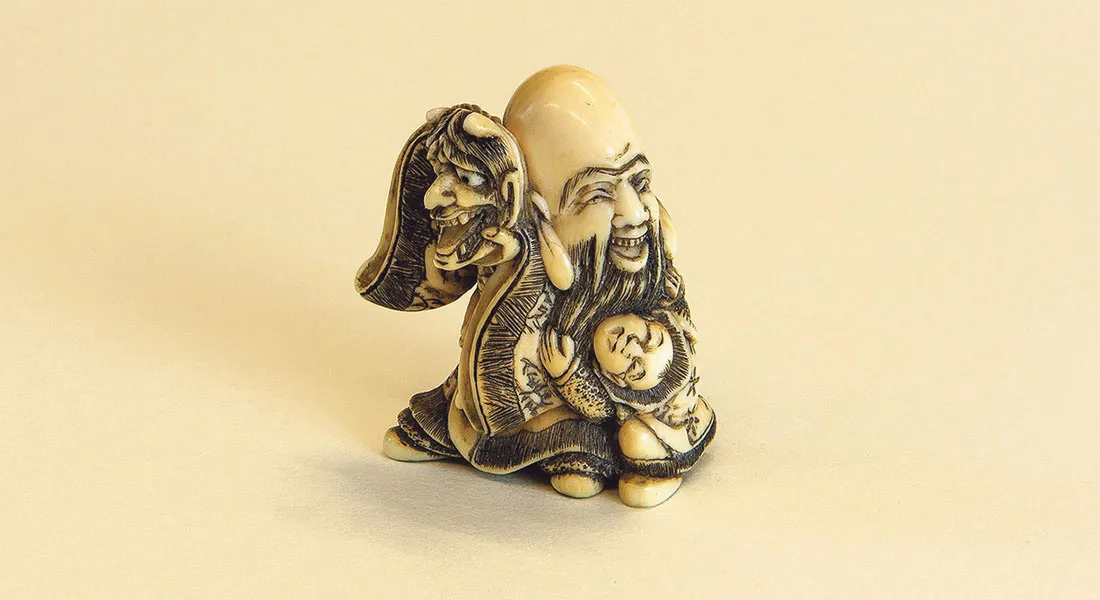 Netsuke Gluecksgott Hannya © Felix Weinold