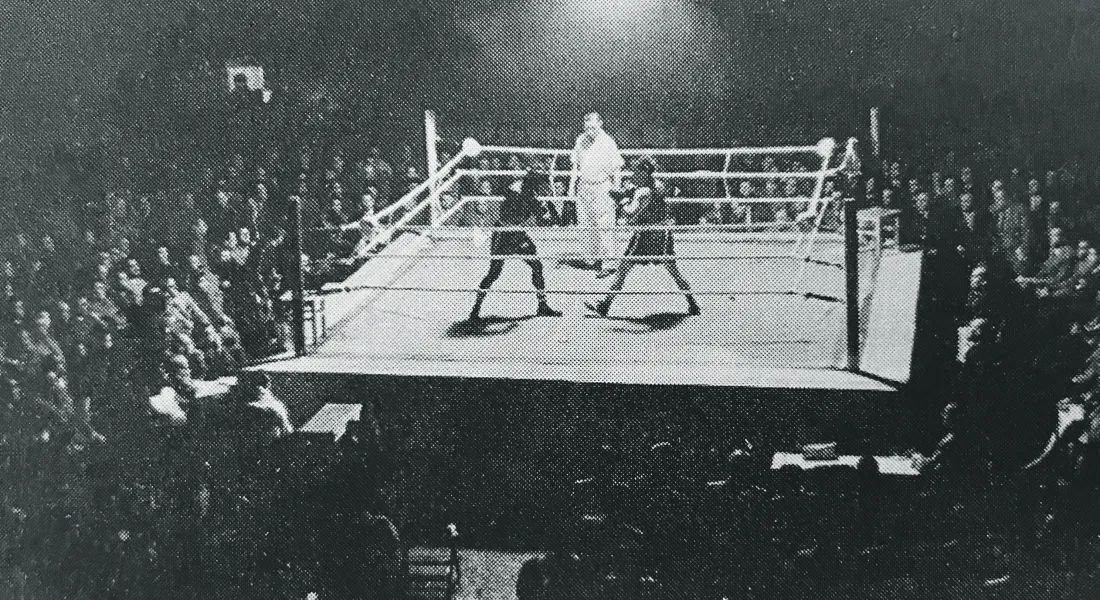 Boxkampf im damaligen Ludwigsbau