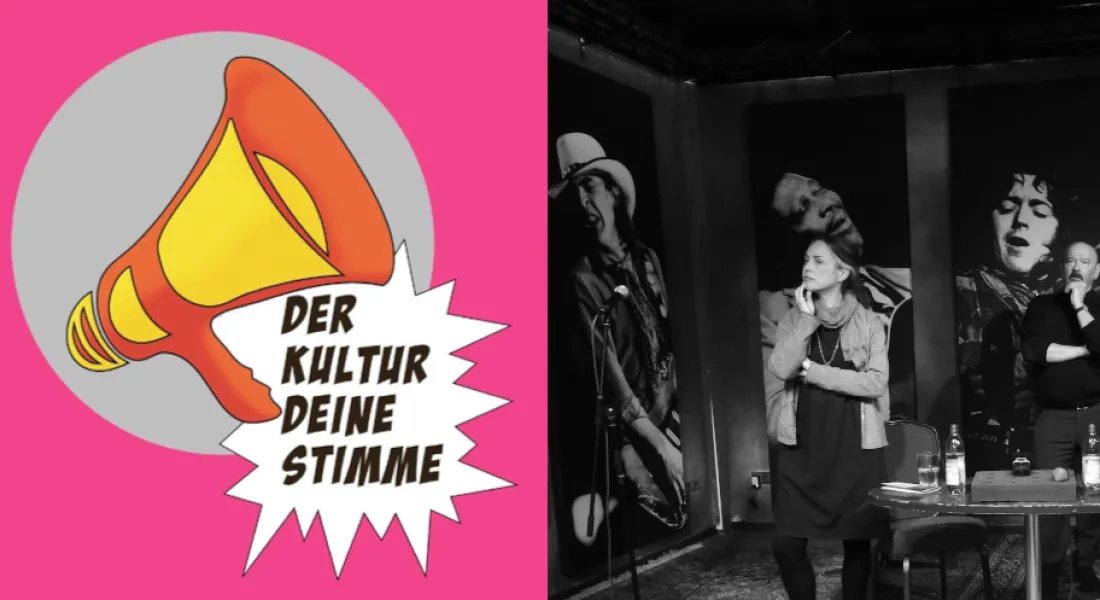 Anne und Jürgen auf der Bühne