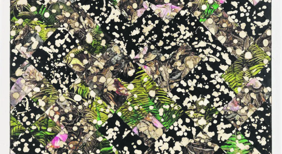 Nathan Peter, cosmic garden II, © VG Bild-Kunst, Bonn 2025