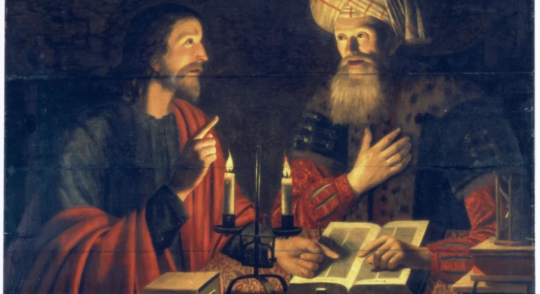Ein Bild von Jesus und Nikodemus © RKD - Netherlands Insitute for Art History, The Hague / »Christus und Nikodemus« von Crijn Hendricksz Volmarijn (Rotterdam 1601–1645)