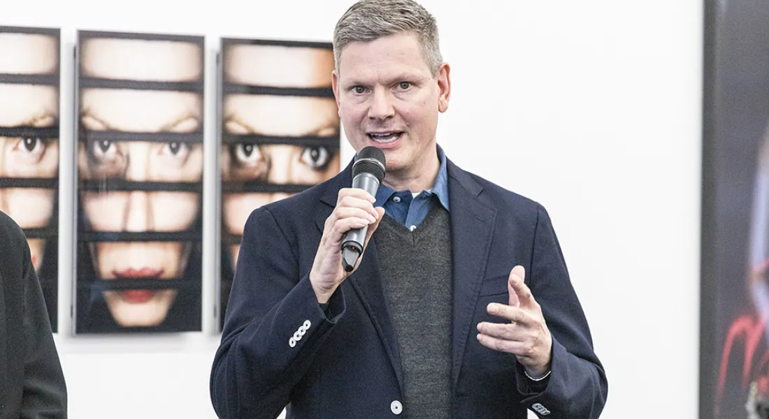 Dr. Ing. Stefan Schrammel, Vorstand der GfG, setzt sich für die Förderung vielversprechender Kunst-Talente ein. Foto: © a3kultur/mav