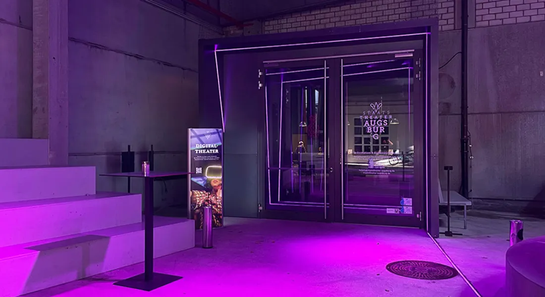 Interimsspielstätte Staatstheater Augsburg im Martini-Park © a3kultur/hel
