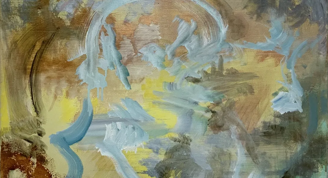 Tanja Mohr, 5H23, ÖlPigment auf Leinwand, 60 x 50 cm © Tanja Mohr, Foto Walter Schellhorn