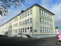 Heute befindet sich  der Augsburger Gewerbe Hof im ehemaligen Hauptgebäude der Michel-Werke, in welchem die Zwangsarbeiter*innen untergebracht waren. ©a3kultur