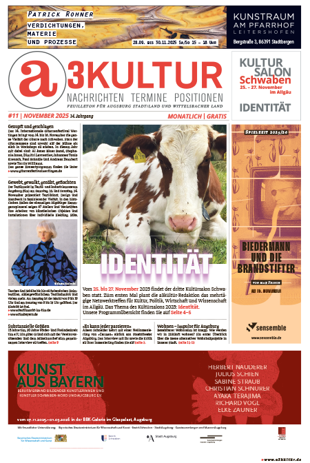 a3kultur Ausgabe November Titel