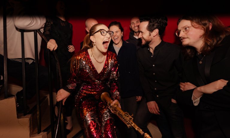 Foto: Jess Gillam Ensemble © Robin Clewley