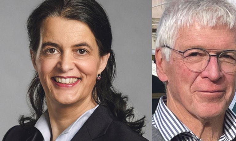 Claudia Traidl Hoffmann mit Andreas Hellmann © Universität Augsburg | Anatoli Oskin