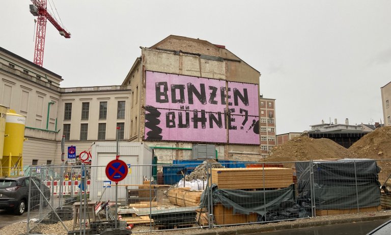 Bonzenbühne Theaterbaustelle