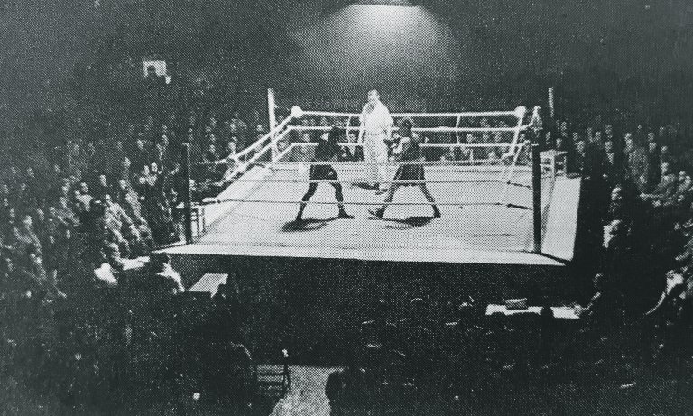 Boxkampf im damaligen Ludwigsbau