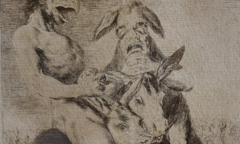 Francisco de Goya, Capricho Nr. 63, © Fundación Museo de Artes do Gravado á Estampa Dixital