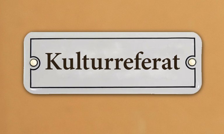 Kulturrefeart Türschild