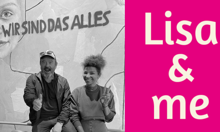 Jürgen und Lisa im PowWow, Logo