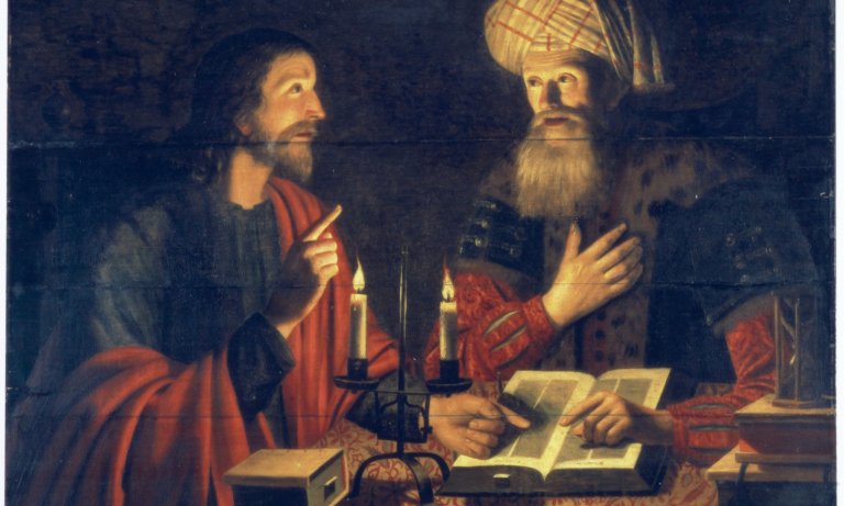 Ein Bild von Jesus und Nikodemus © RKD - Netherlands Insitute for Art History, The Hague / »Christus und Nikodemus« von Crijn Hendricksz Volmarijn (Rotterdam 1601–1645)