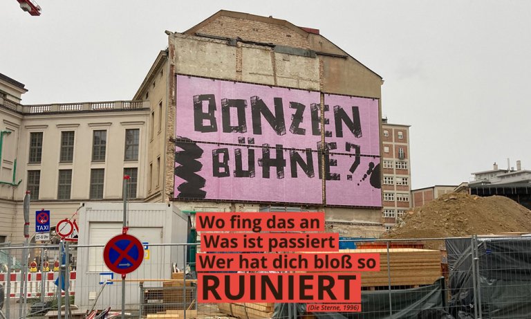 »Ruiniert«, Collage © a3kultur