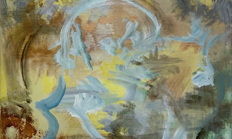 Tanja Mohr, 5H23, ÖlPigment auf Leinwand, 60 x 50 cm © Tanja Mohr, Foto Walter Schellhorn